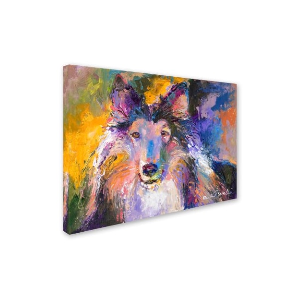 Richard Wallich 'Collie' Canvas Art,24x32